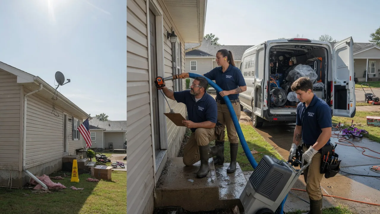 Ceiling Water Damage Restoration in Island Falls, ME near me